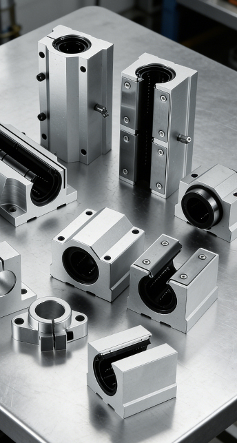 Unidades deslizantes de movimento linear